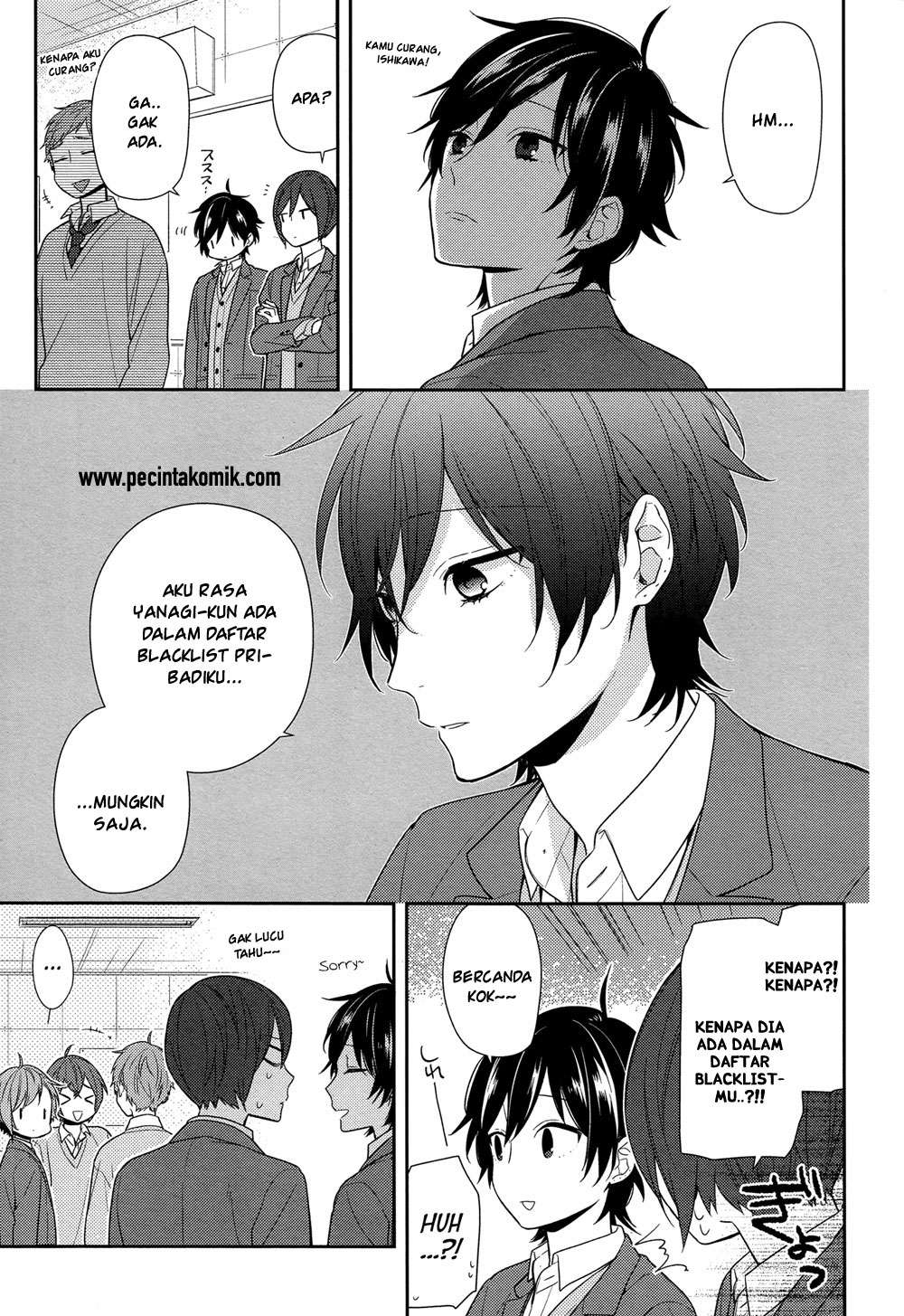 Horimiya Bab 75 halaman 12