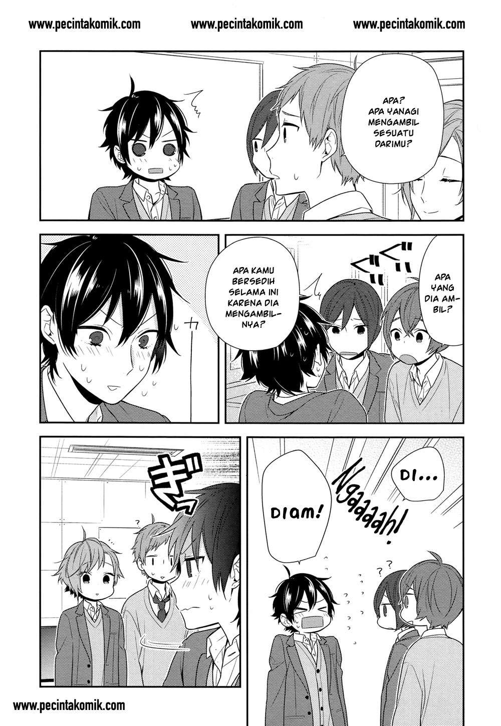 Horimiya Bab 75 halaman 14