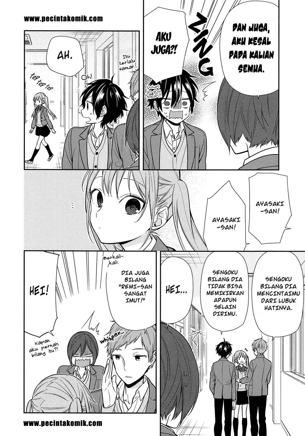 Horimiya Bab 85 halaman 14