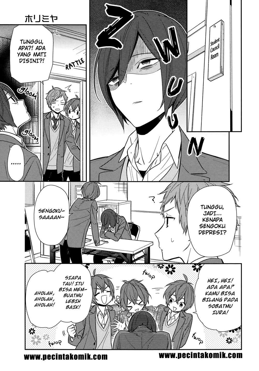 Horimiya chapter 87 halaman 8