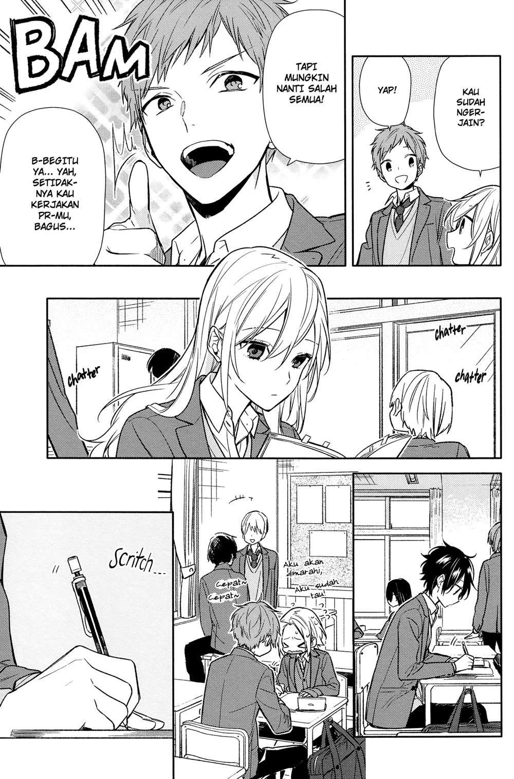 Horimiya Bab 89 halaman 12