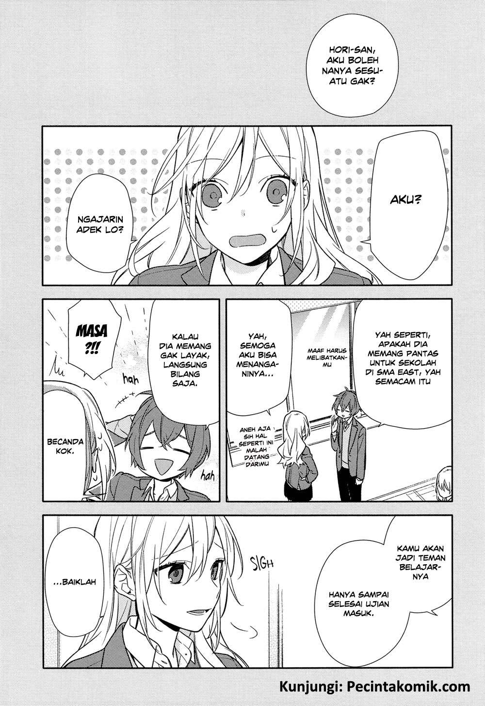 Horimiya Bab 91 halaman 20