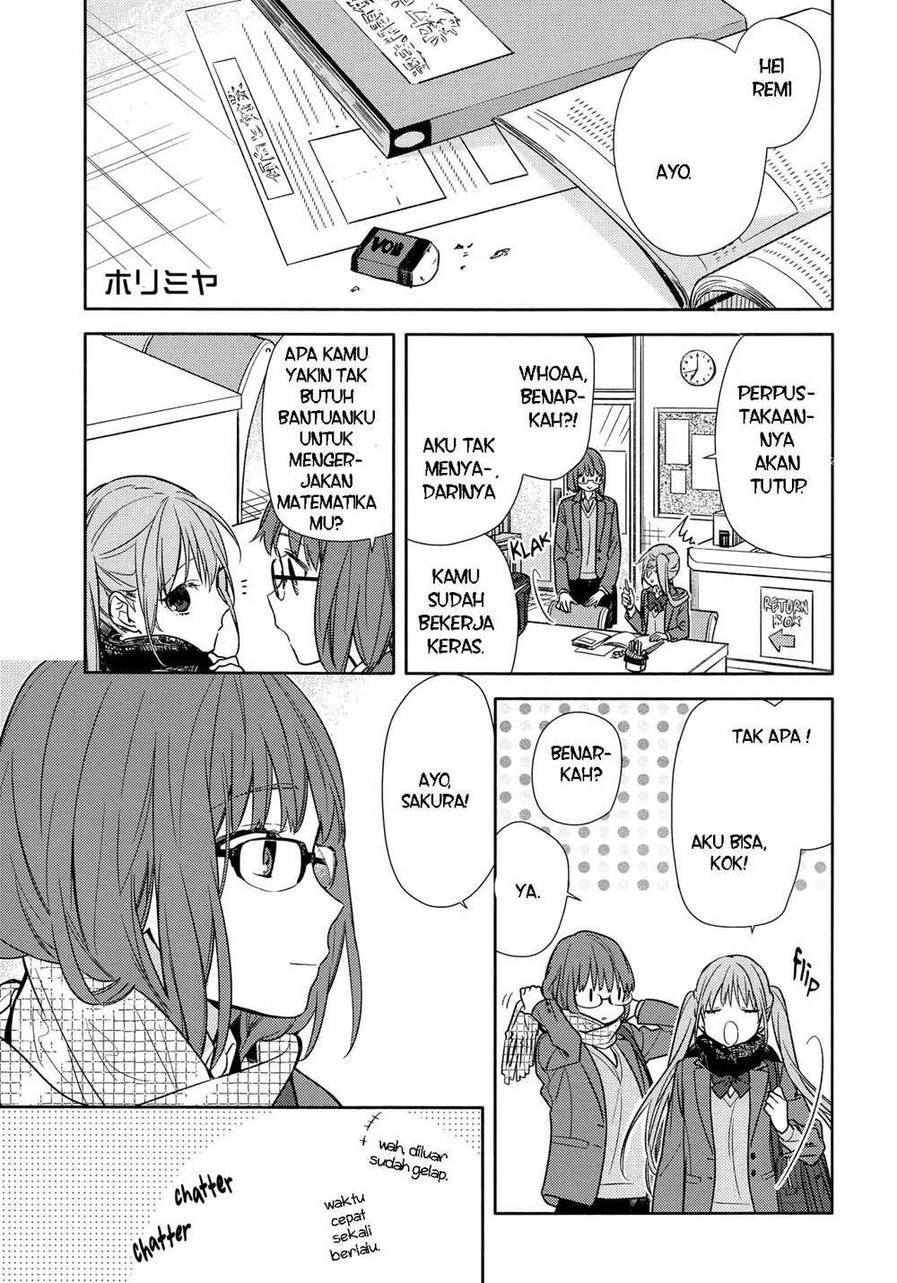 Horimiya chapter 95 halaman 1