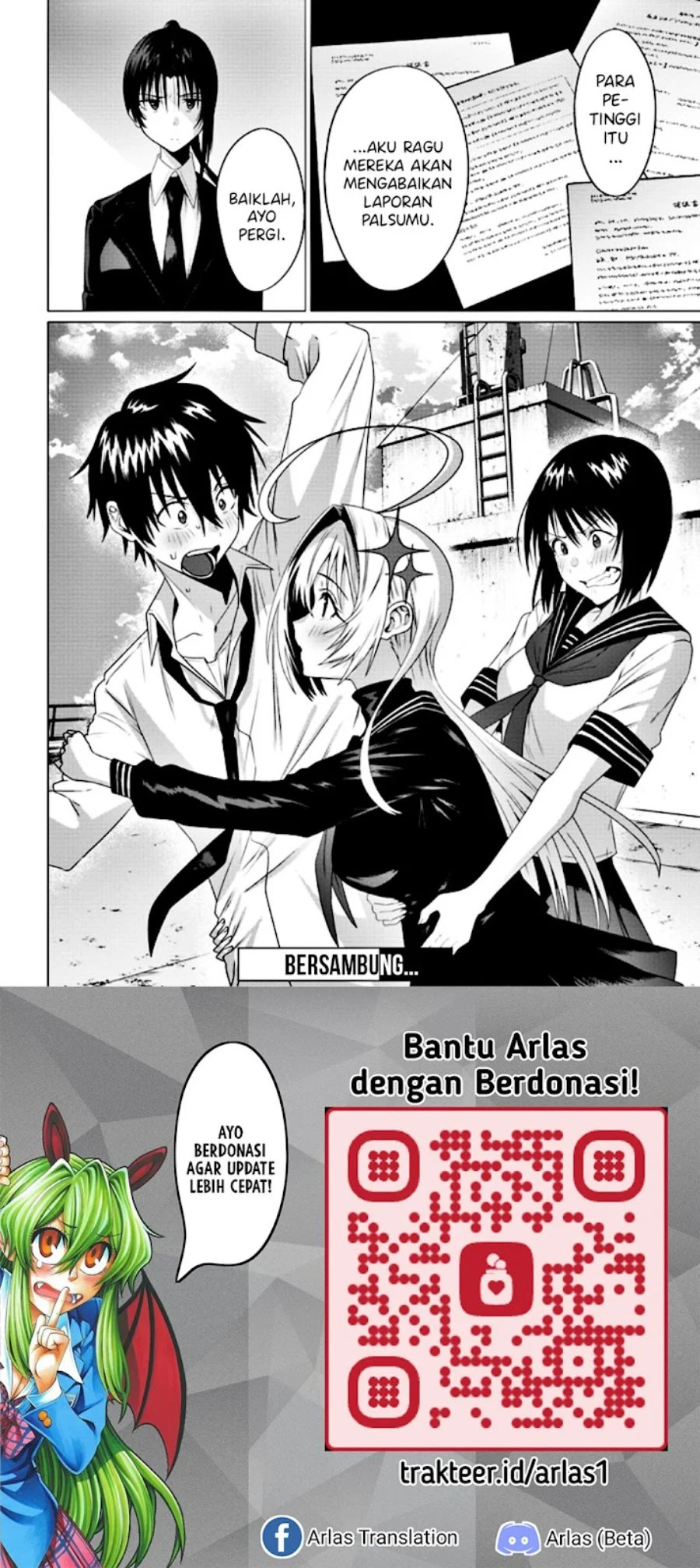 Houkago no Luminous chapter 8.2 halaman 17