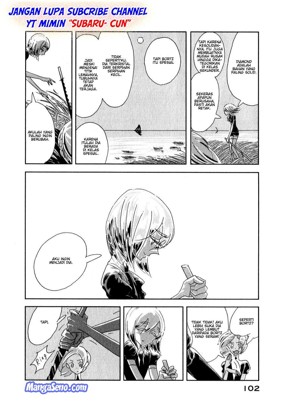 Houseki no Kuni Bab 3 halaman 33