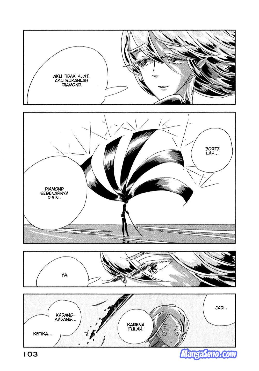 Houseki no Kuni Bab 3 halaman 34
