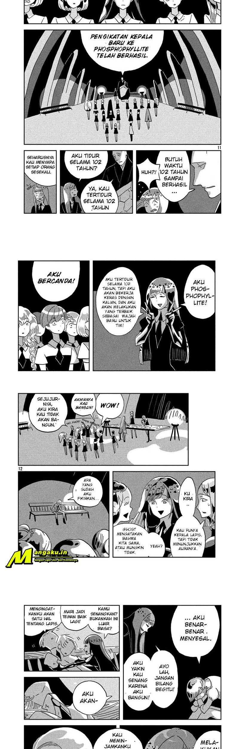 Houseki no Kuni Bab 46 halaman 6