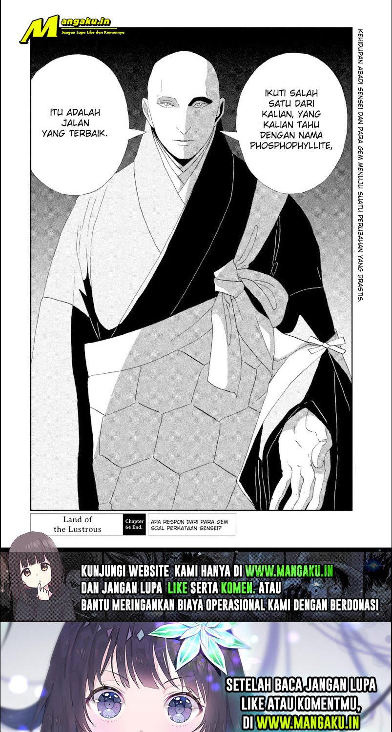 Houseki no Kuni Bab 64 halaman 16