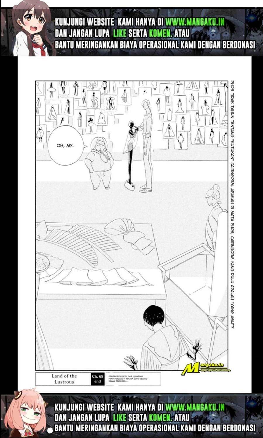 Houseki no Kuni Bab 68 halaman 18