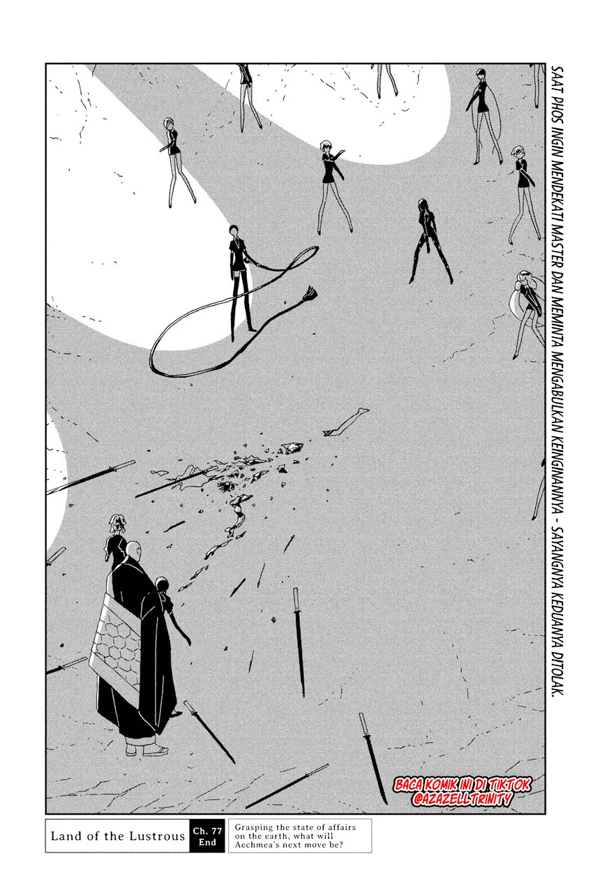 Houseki no Kuni Bab 77 halaman 21