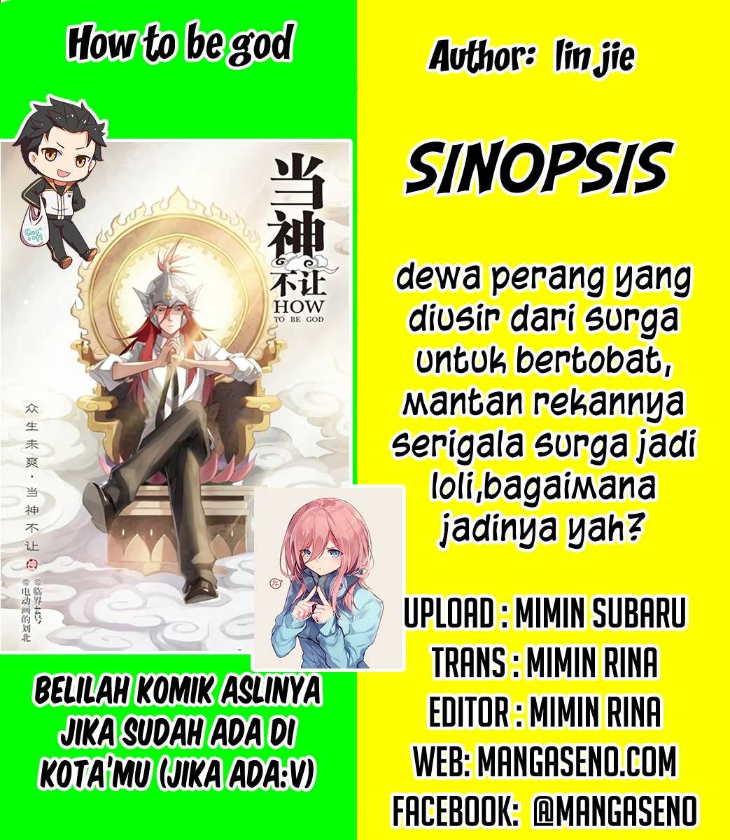 How to Be God Bab 1 halaman 1