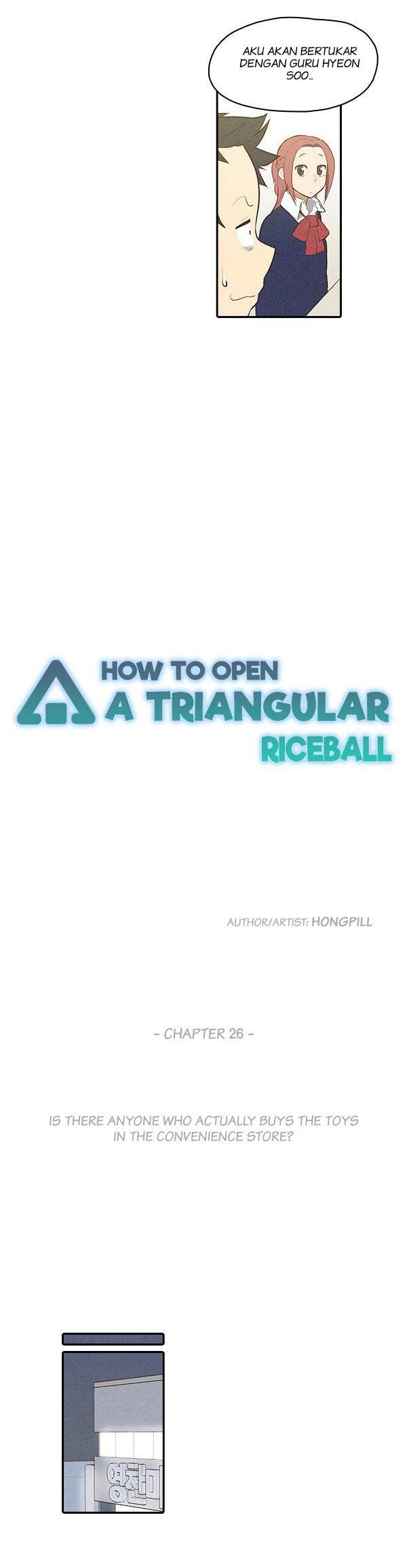 How to Open a Triangular Riceball Bab 26 halaman 5
