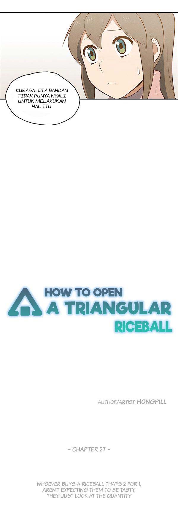 How to Open a Triangular Riceball Bab 27 halaman 3