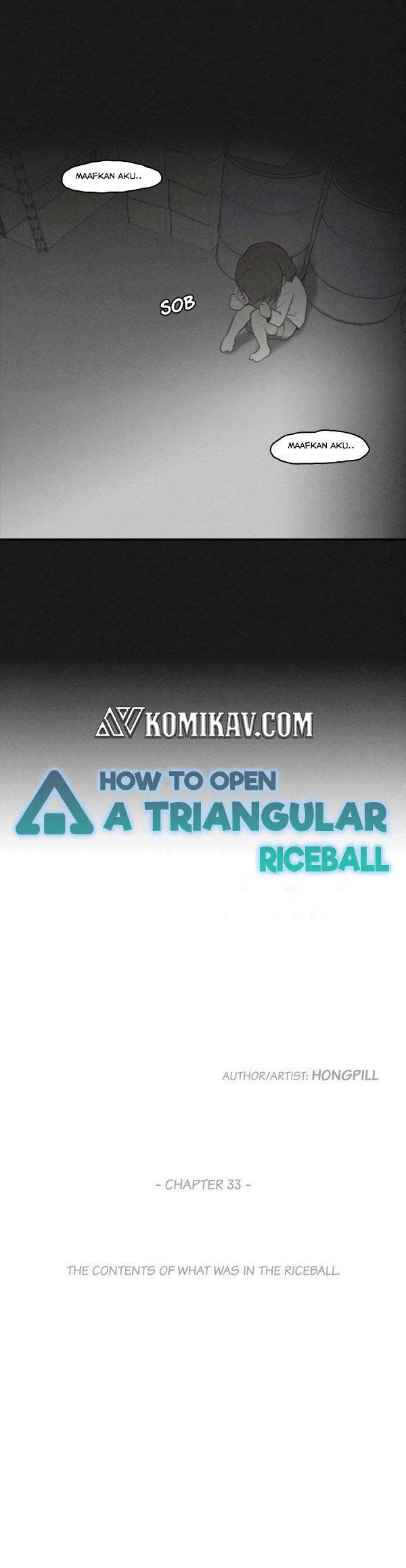 How to Open a Triangular Riceball Bab 33 halaman 6