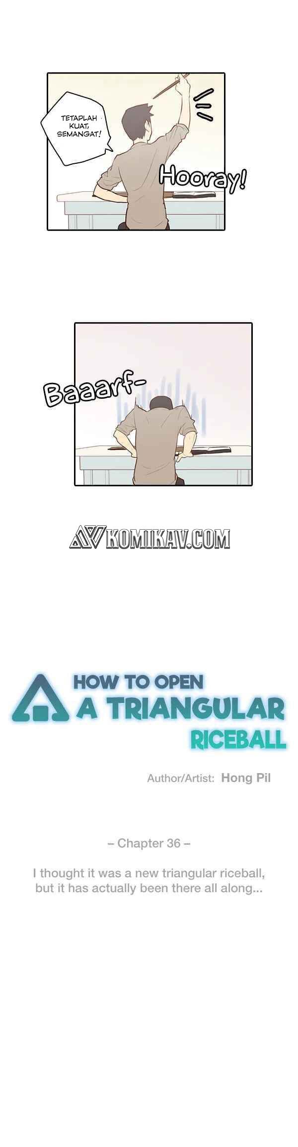 How to Open a Triangular Riceball Bab 36 halaman 9