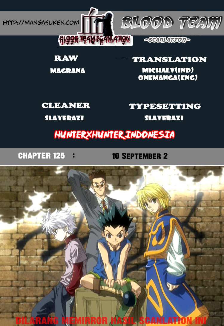 Hunter x Hunter Bab 125 halaman 1