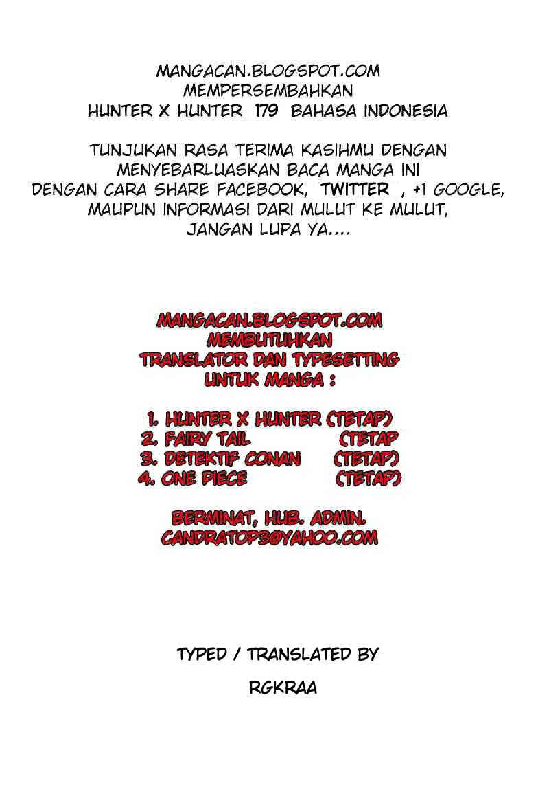 Hunter x Hunter Bab 179 halaman 1