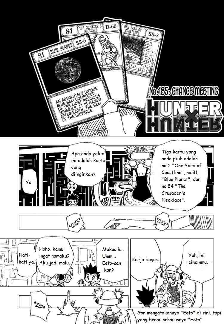 Hunter x Hunter Bab 185 halaman 1