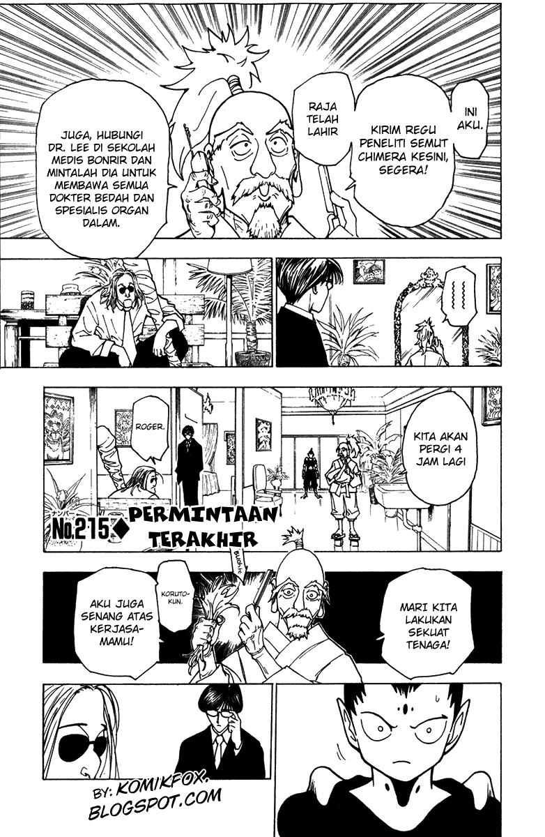 Hunter x Hunter Bab 215 halaman 1