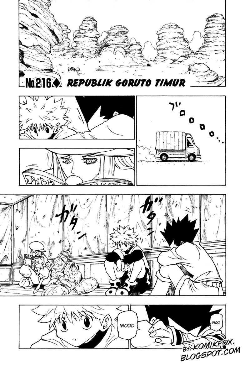 Hunter x Hunter Bab 216 halaman 1