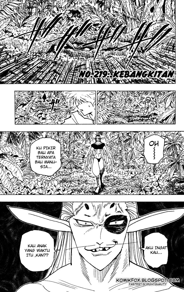 Hunter x Hunter Bab 219 halaman 1