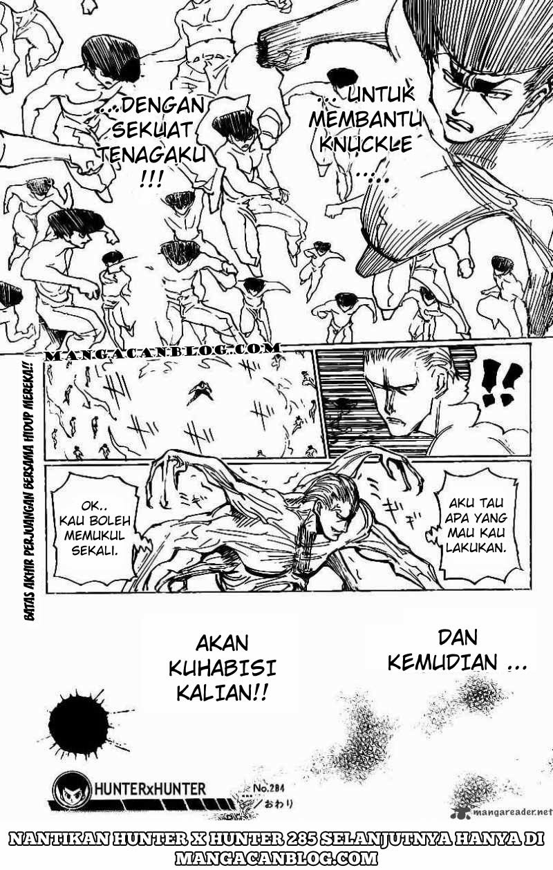 Hunter x Hunter Bab 284 halaman 17
