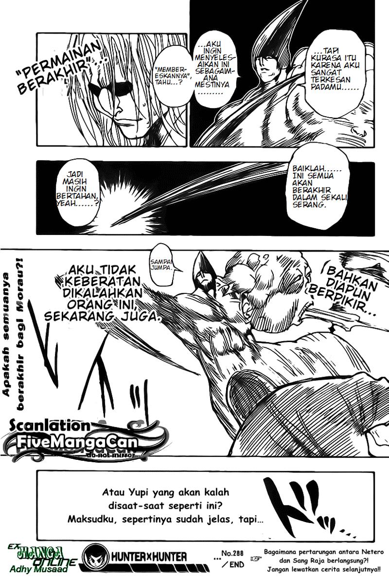 Hunter x Hunter Bab 288 halaman 17