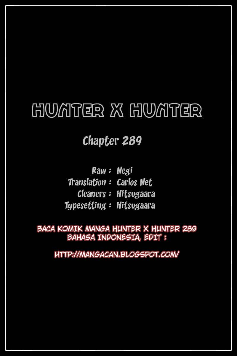Hunter x Hunter Bab 289 halaman 19