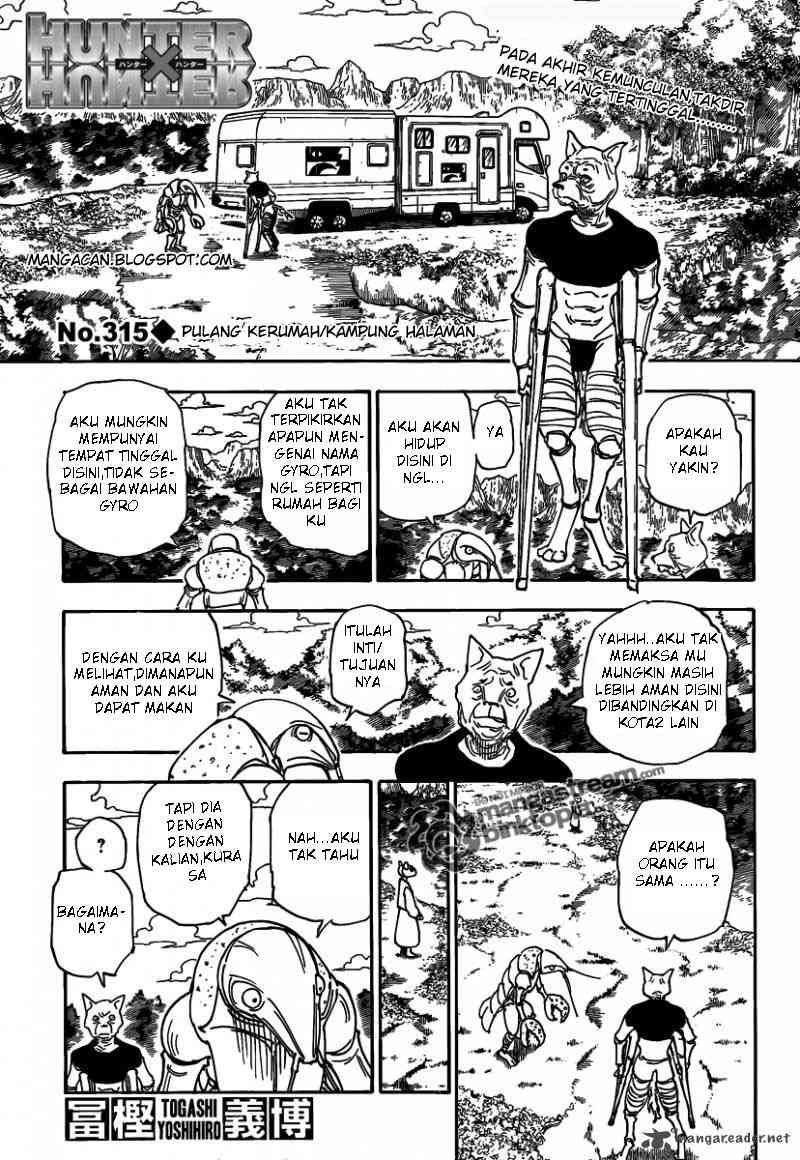 Hunter x Hunter chapter 315 halaman 1