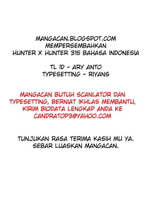 Hunter x Hunter chapter 315 halaman 19