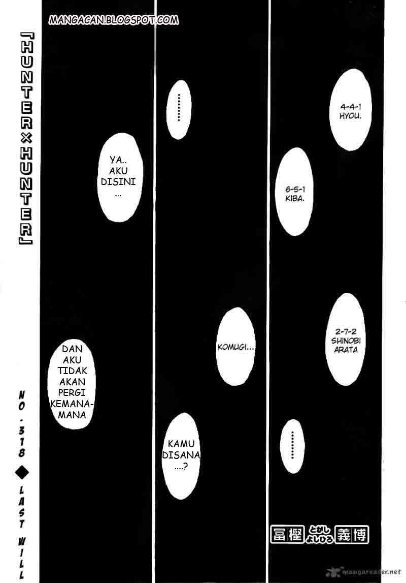 Hunter x Hunter Bab 318 halaman 1