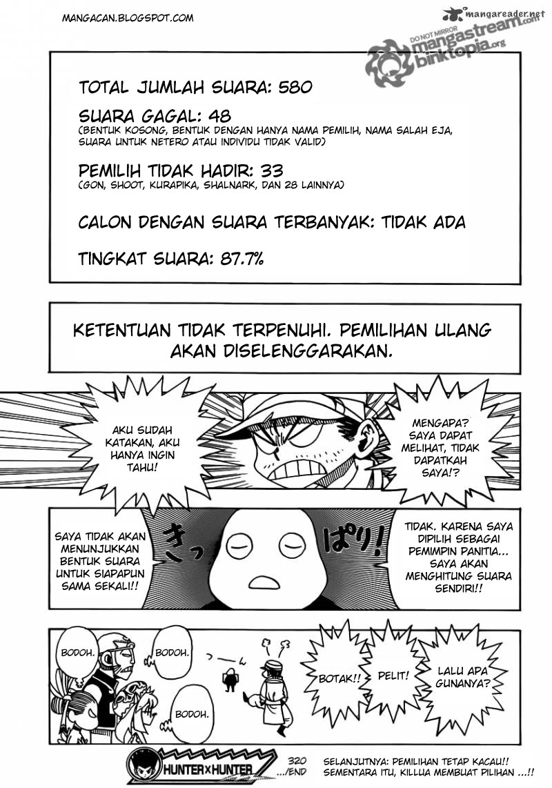 Hunter x Hunter Bab 320 halaman 16