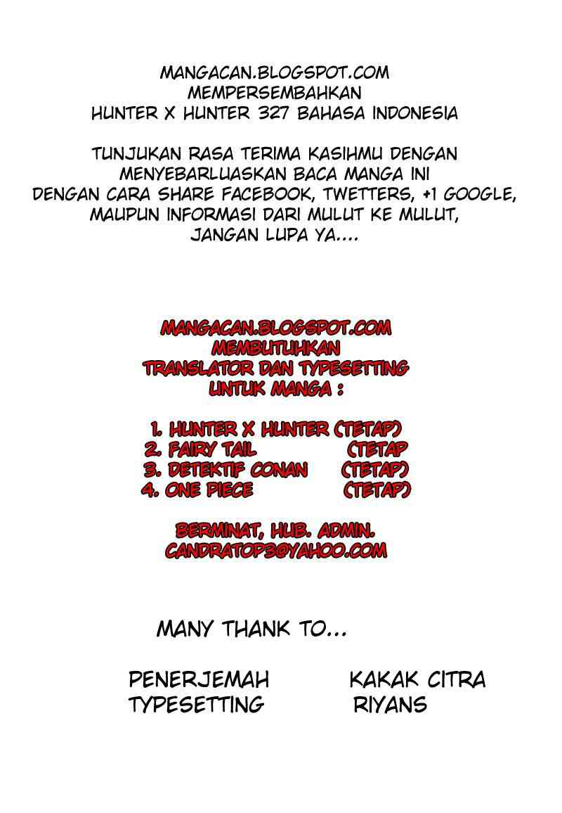 Hunter x Hunter Bab 327 halaman 9