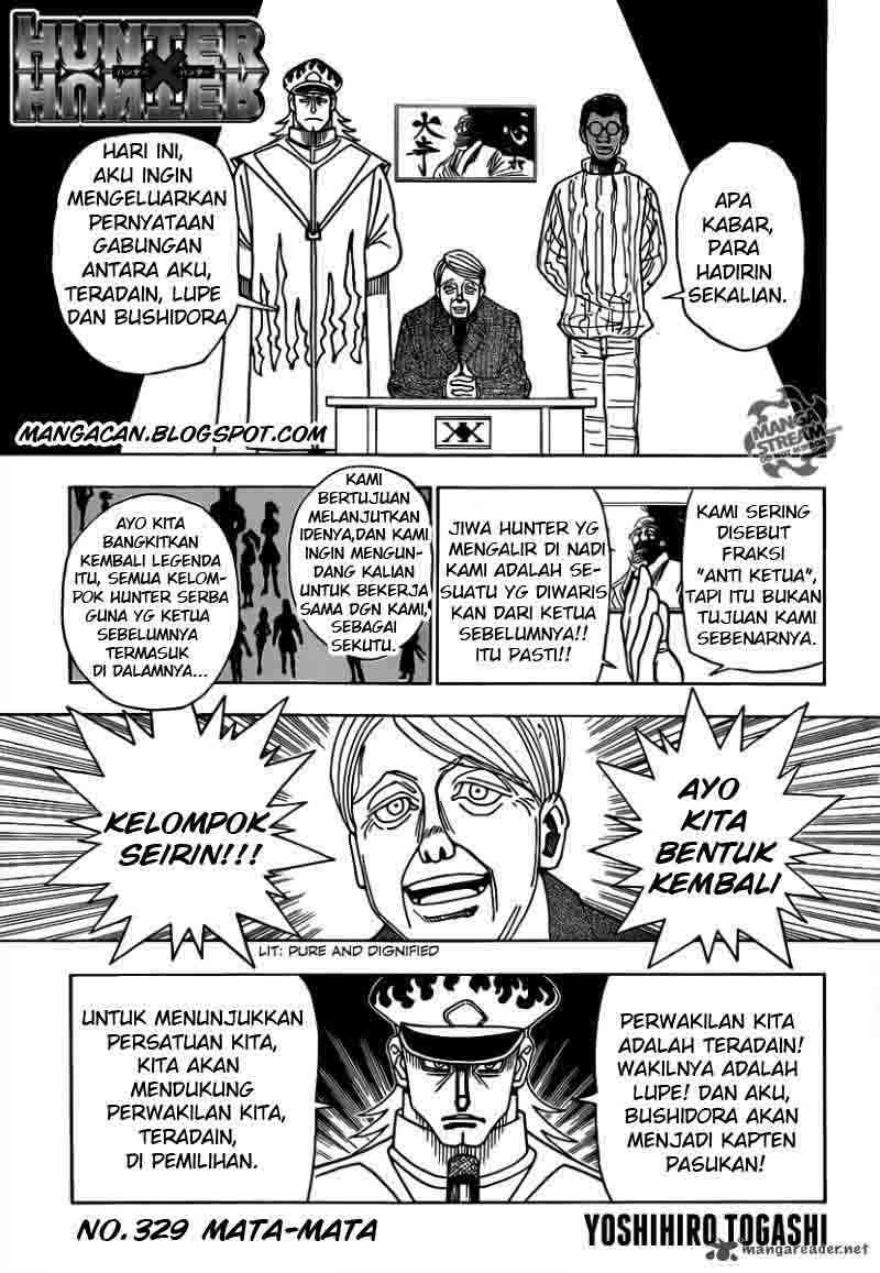 Hunter x Hunter Bab 329 halaman 1