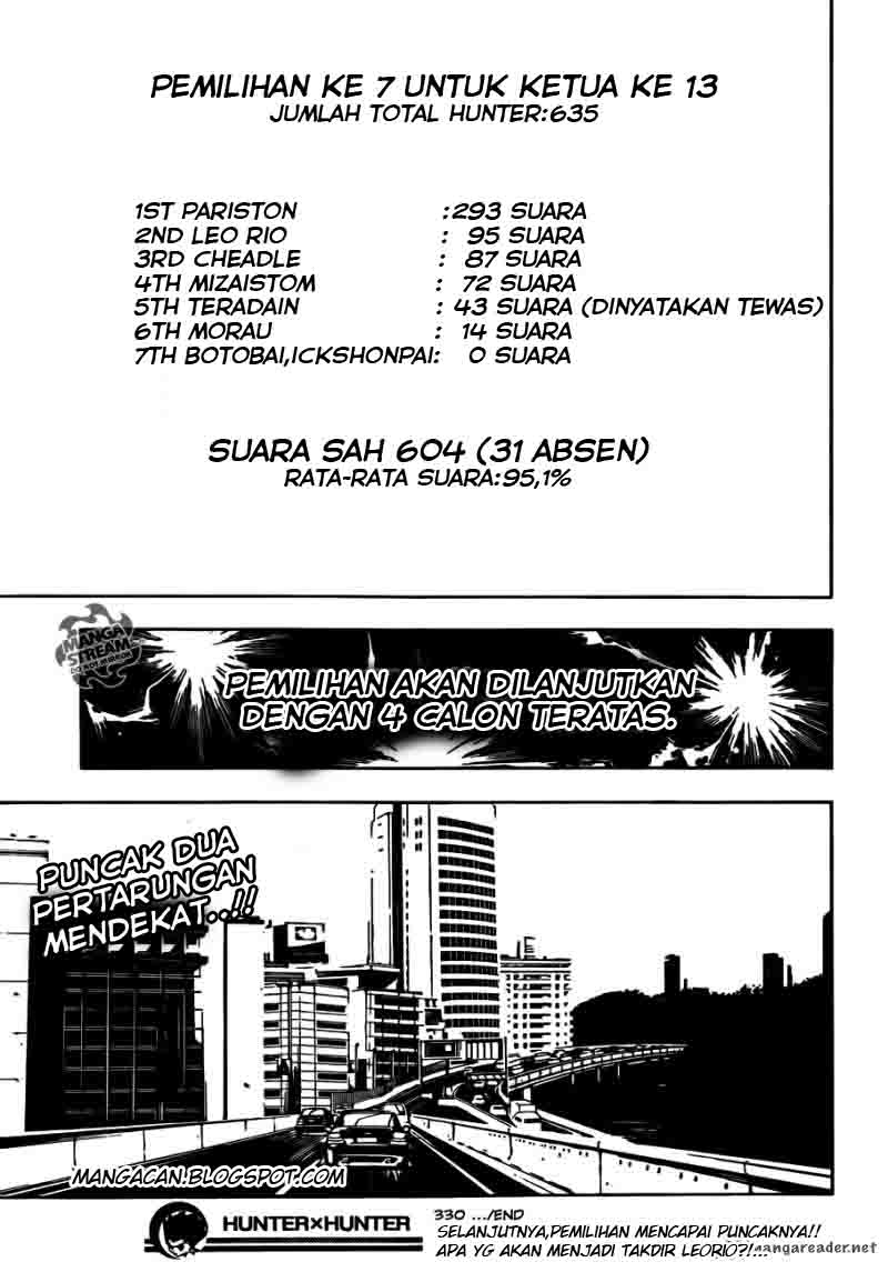 Hunter x Hunter Bab 330 halaman 18
