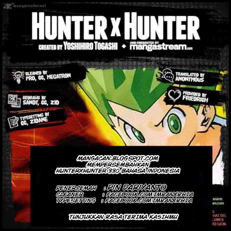 Hunter x Hunter Bab 330 halaman 19