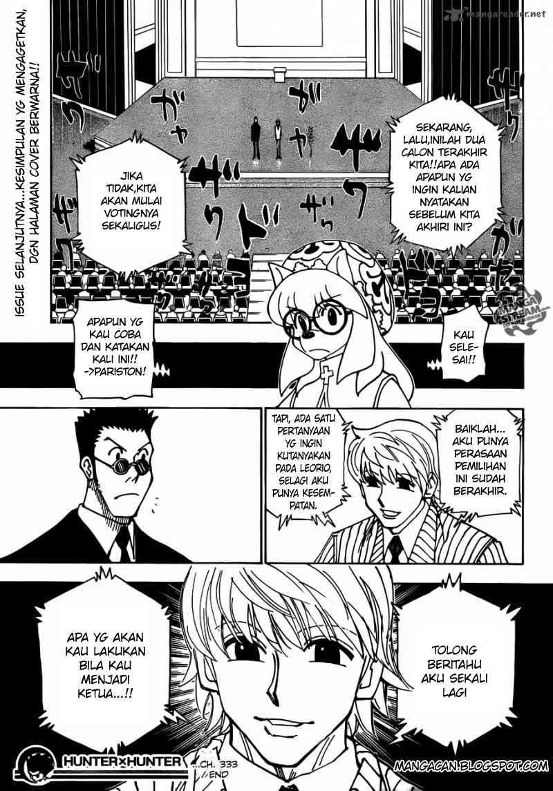 Hunter x Hunter Bab 333 halaman 19