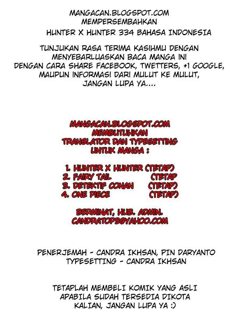 Hunter x Hunter Bab 334 halaman 1
