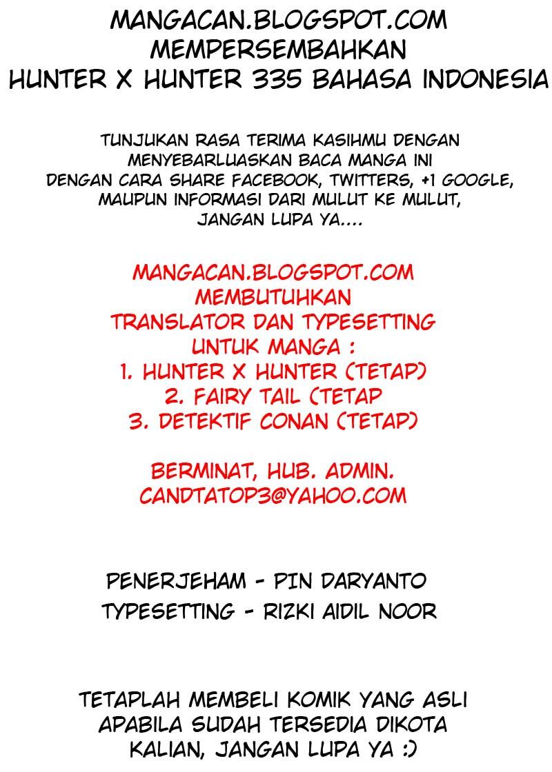 Hunter x Hunter Bab 335 halaman 20