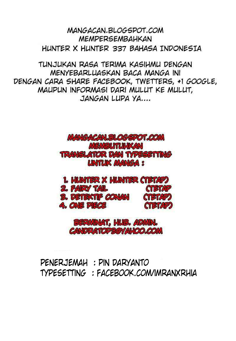Hunter x Hunter Bab 337 halaman 1