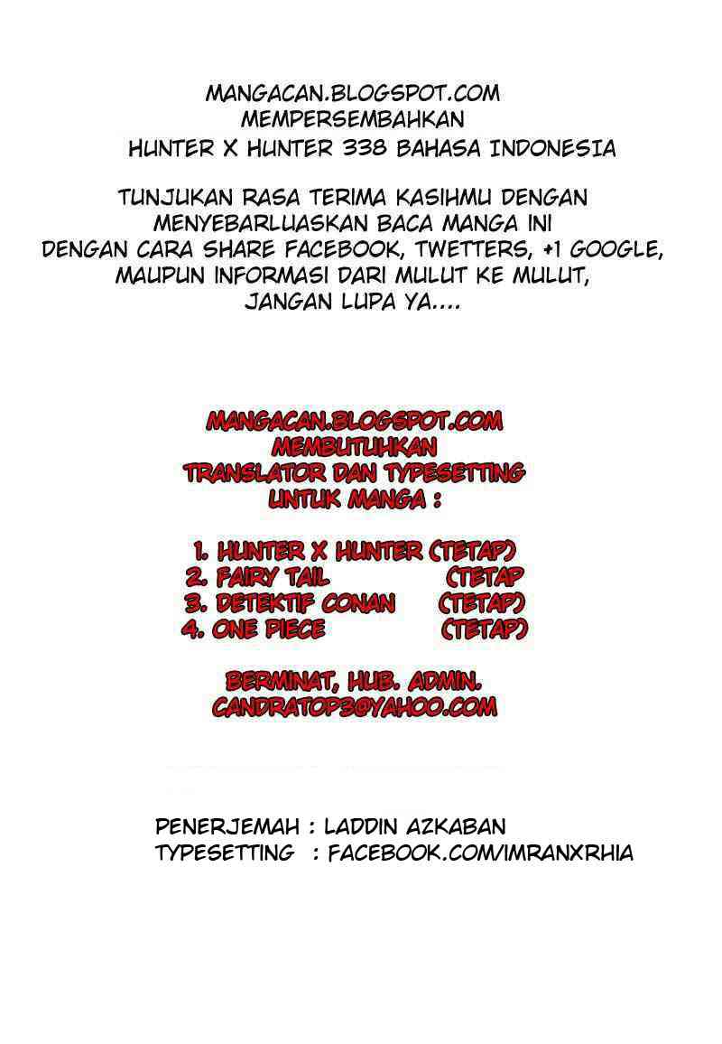 Hunter x Hunter Bab 338 halaman 1