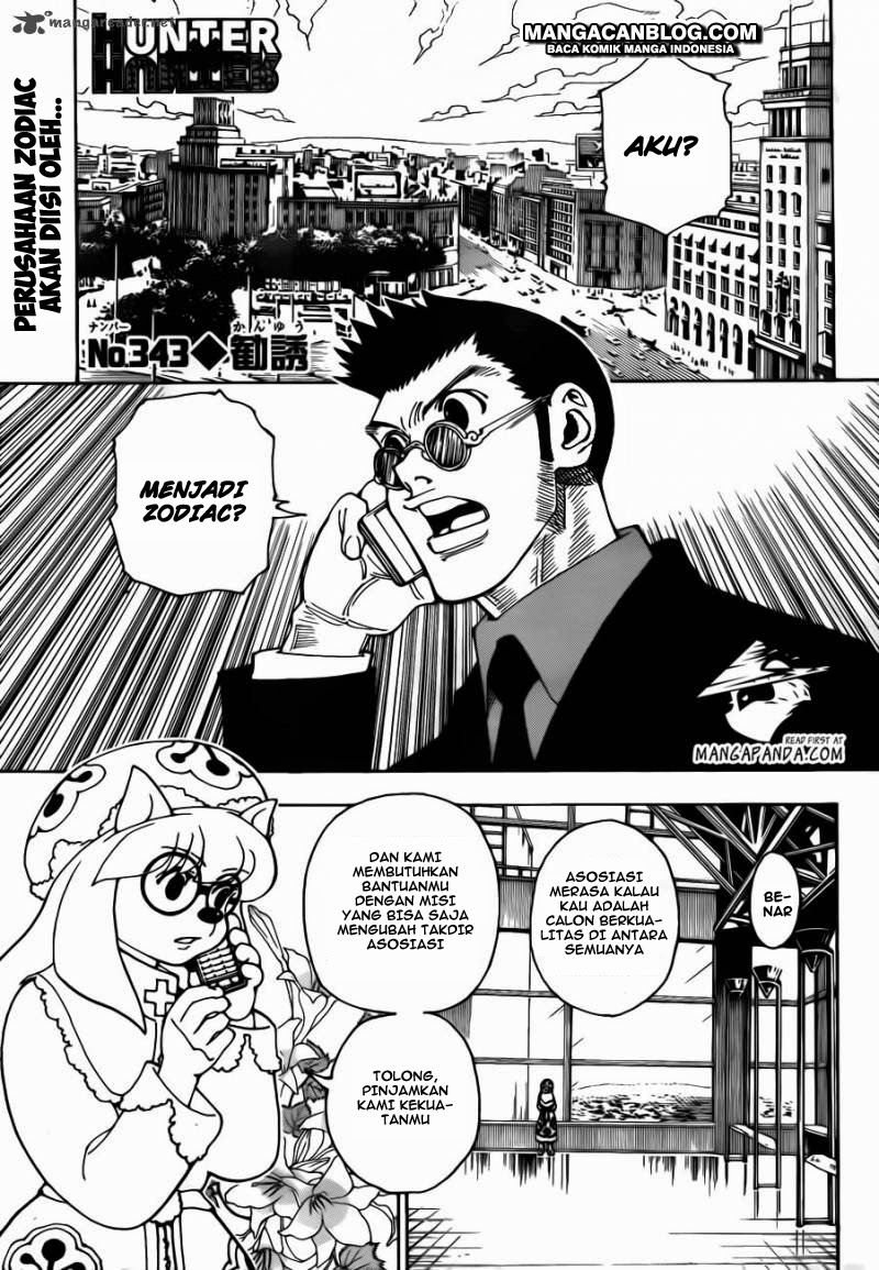 Hunter x Hunter Bab 343 halaman 1