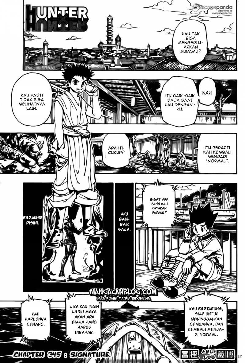 Hunter x Hunter Bab 345 halaman 1
