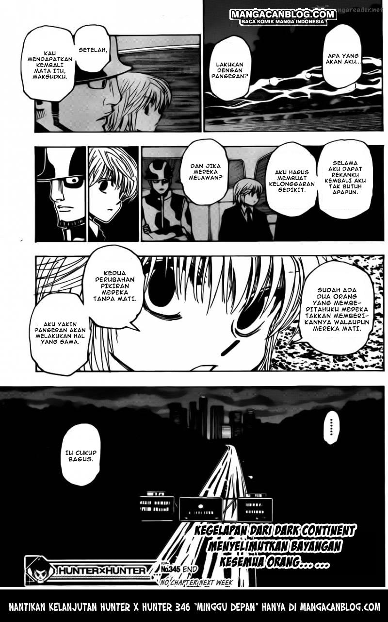 Hunter x Hunter Bab 345 halaman 19