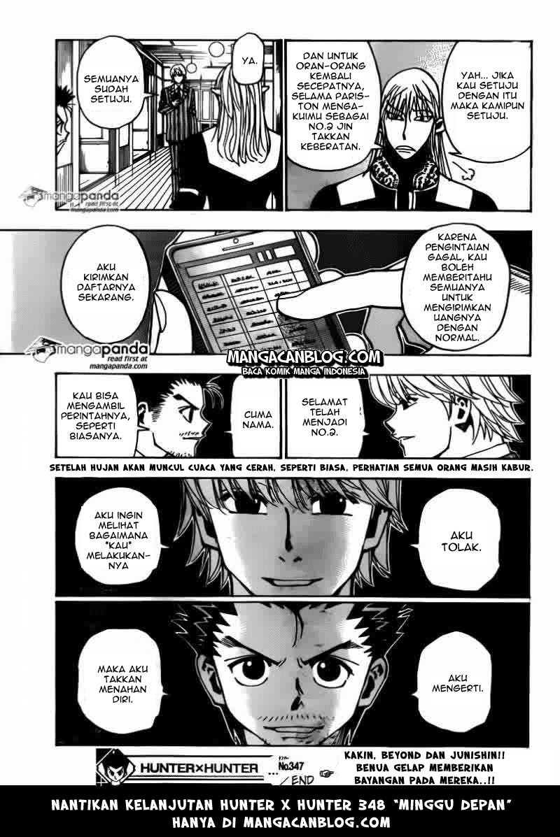Hunter x Hunter Bab 347 halaman 19