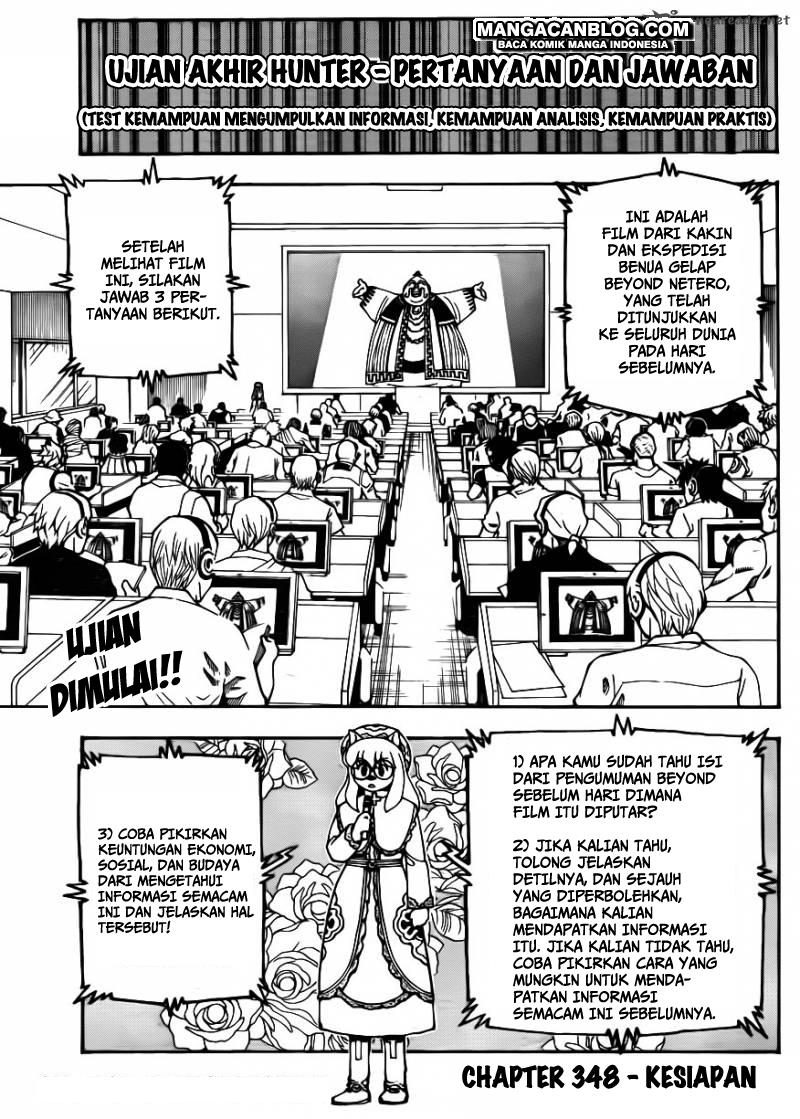 Hunter x Hunter Bab 348 halaman 1