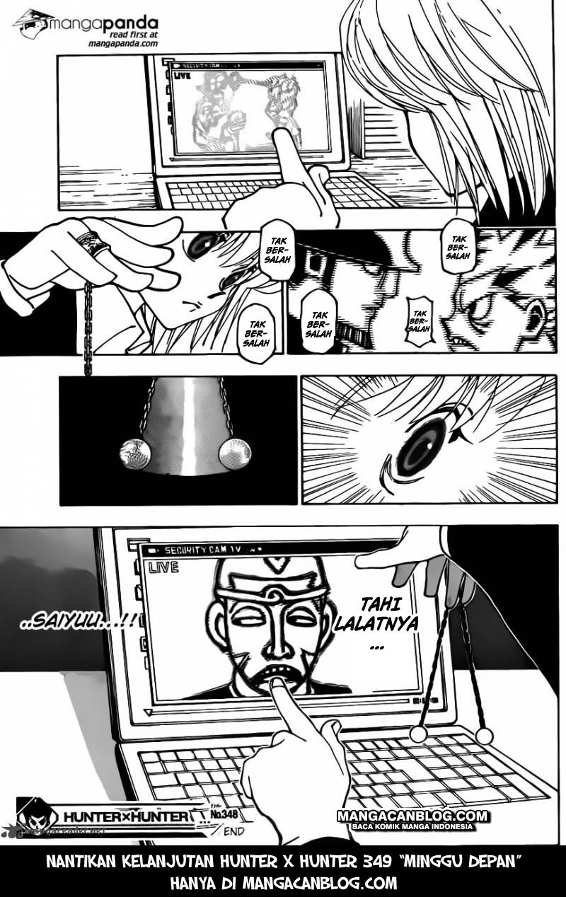 Hunter x Hunter Bab 348 halaman 19