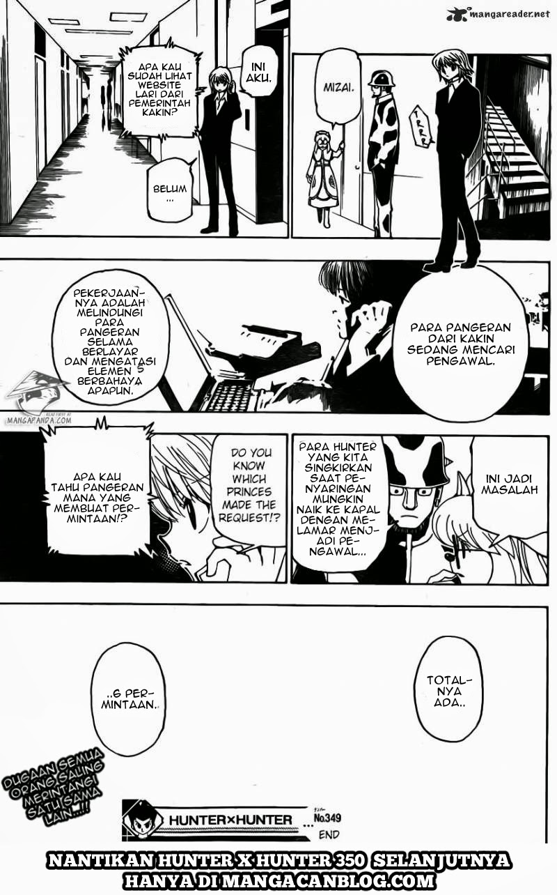 Hunter x Hunter Bab 349 halaman 18