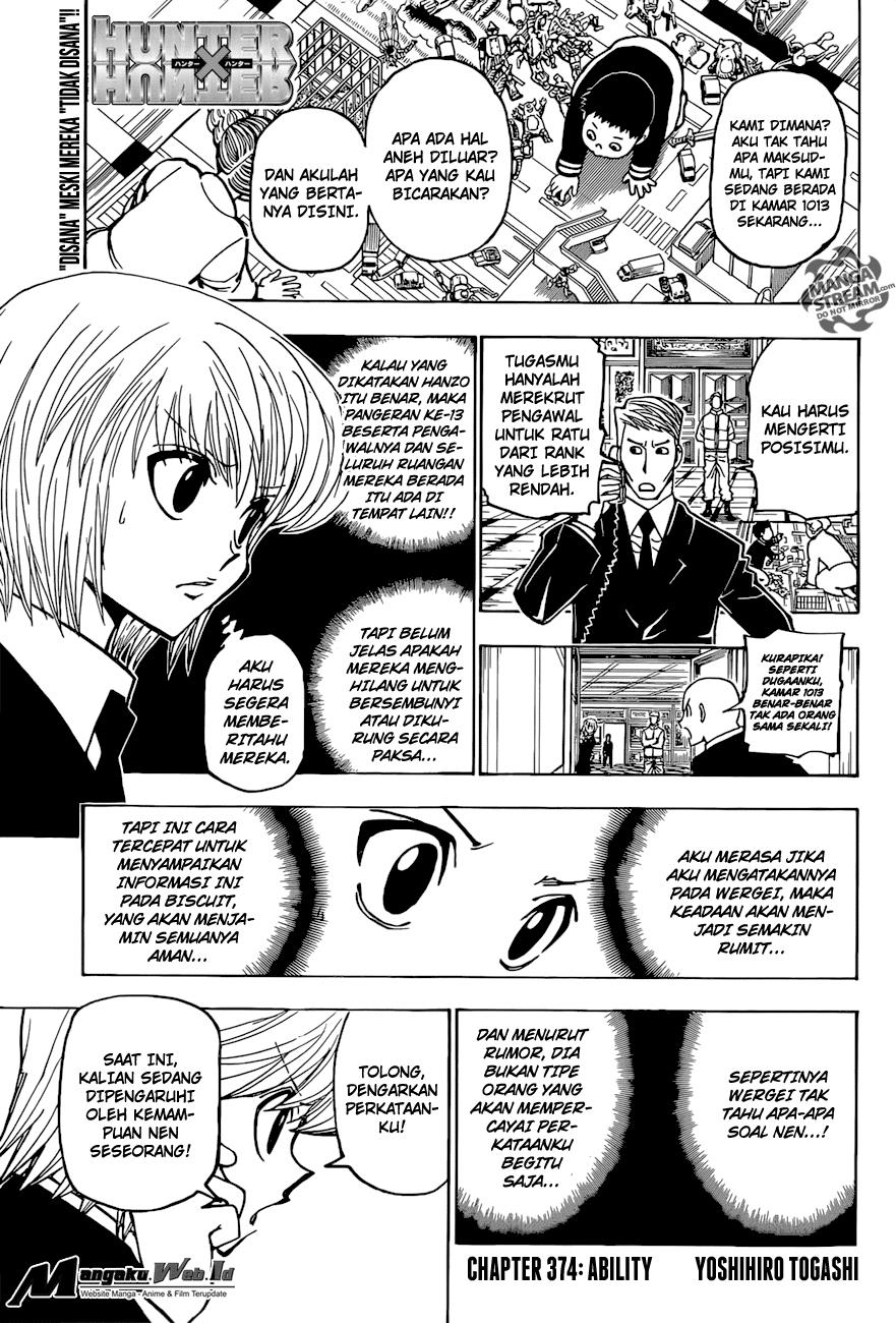 Hunter x Hunter Bab 374 halaman 1