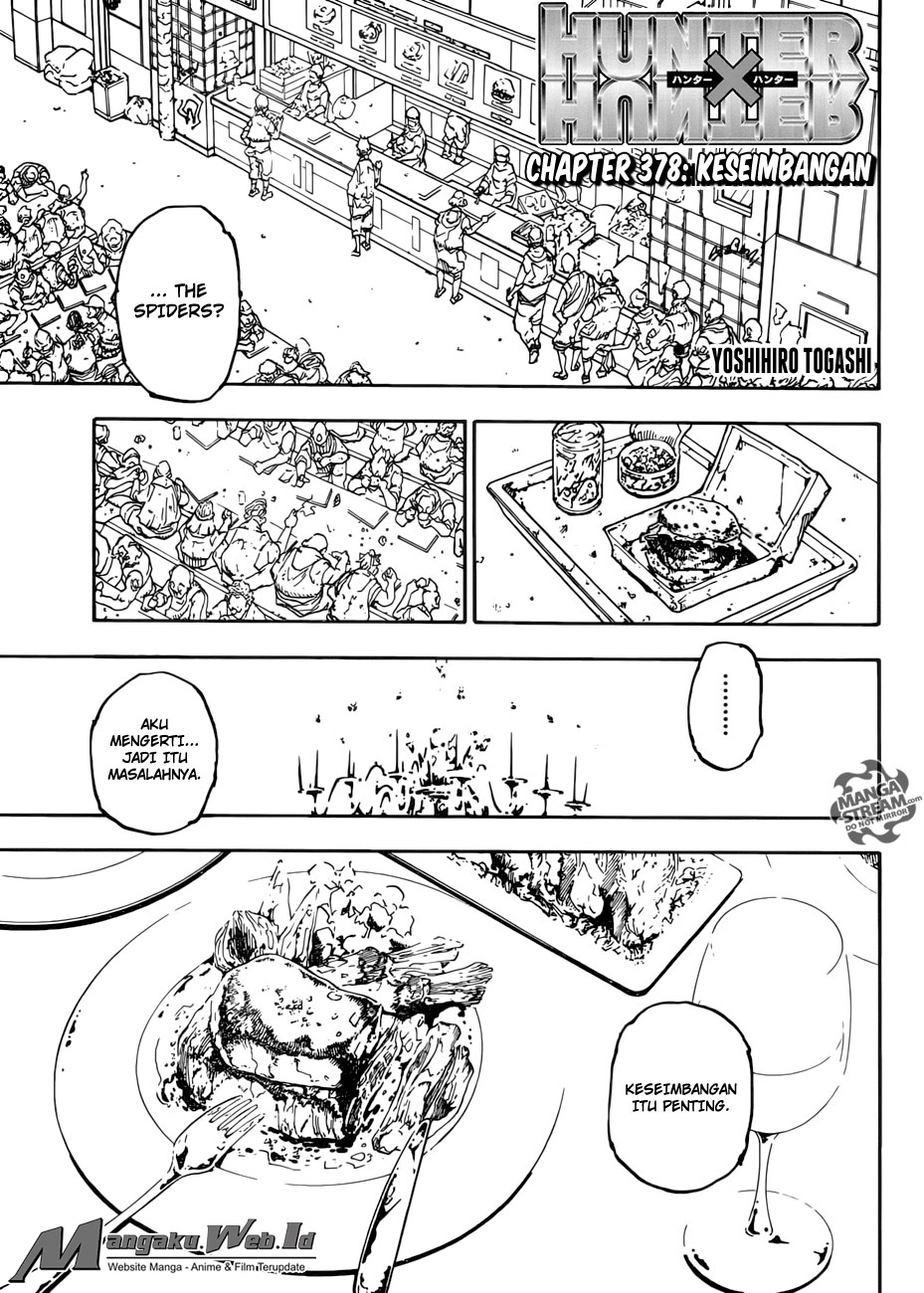 Hunter x Hunter Bab 378 halaman 1
